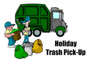 Holiday Trash Schedule